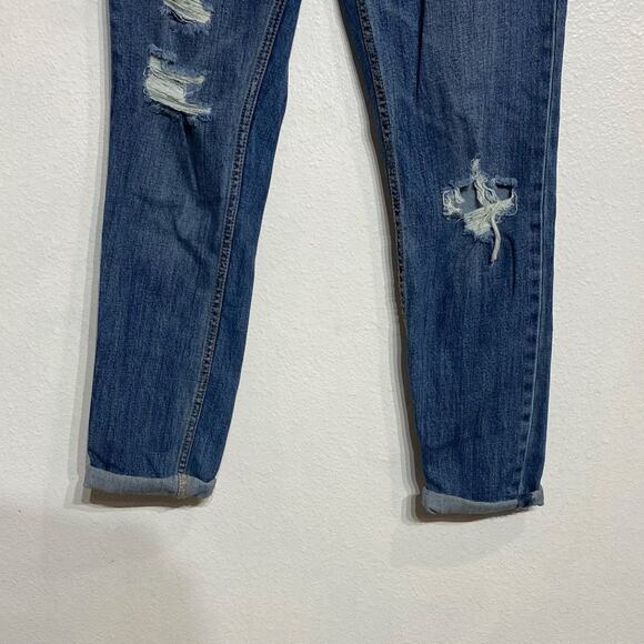 Old Navy Boyfriend Straight Jeans Sz 0 - Picture 4 of 12